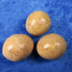 Kivimuna kalsiitti oranssinruskea 23-25mm 14-15g