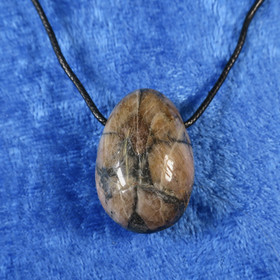 Riipus kiastoliitti ristikivi porattu Ki15