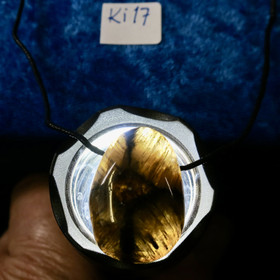 Riipus kiastoliitti ristikivi porattu Ki17