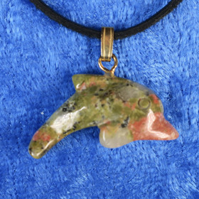 Riipus delfiini punavihreä unakiitti