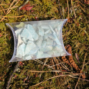 Amatsoniitti sinivihreä kivimurske 30g Norja