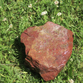 Jaspis punainen, raaka 6,2kg 23x20x11cm Kittilä Suomi Hi13/B Ks. video