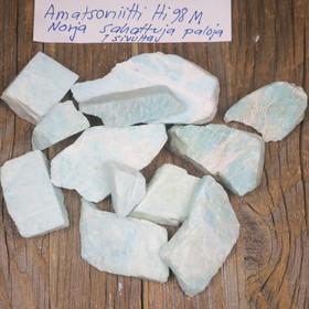 Amatsoniitti 1 sivu sahattu Norja Hi98M. Valitse koko 5-40g