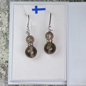 Korvakorut savukvartsit zirkonikoristein 8Z6