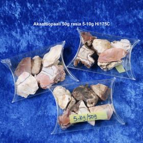 Idar-Oberstein akaattiopaali 50g rasia 5-10g Hi175C