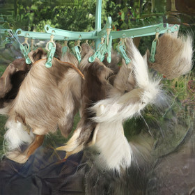 Porontaljan pala XL-koko. Aitoa suomalaista poronkarvaa