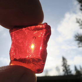 Raakalasi 6g kirkkaanpunainen nro78