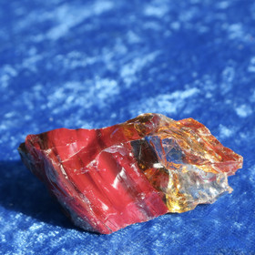  Raakalasi 40g oranssi kirkas ja opaakki punaruskea nro65