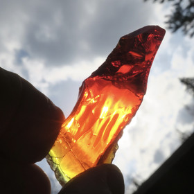 Raakalasi 16g punainen, keltainen nro64