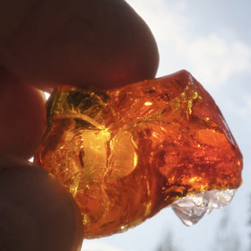 Raakalasi 22g punaoranssi liukuväri nro50