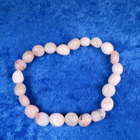 Rannekoru pinkki opaali 17-18cm