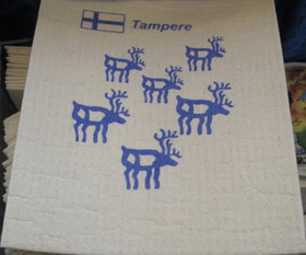 Tampere matkamuistoksi wettex siivousliina 17x20cm