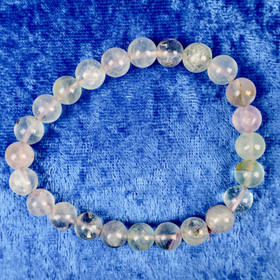 Rannekoru fluoriitti 8mm vaalea FK8