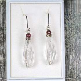 Korvakorut vuorikidepisara, almandiini,  zirkonirengas. Queen2a