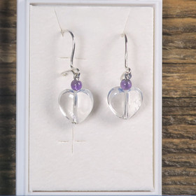 Korvakorut vuorikidesydän ja ametisti