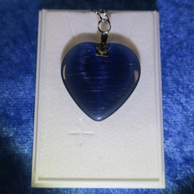 Riipus lasisydän tummansininen 25mm