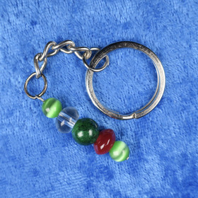 Avaimenperä karneoli, vuorikide, malakiitti, kuitulasit B