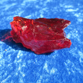 Raakalasi rubiininpunainen 182g nro14