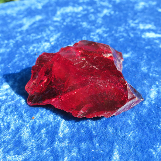 Raakalasi rubiininpunainen 182g nro14