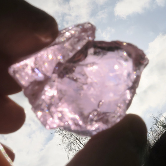 Raakalasi 94g vaaleanpunainen pinkki nro12