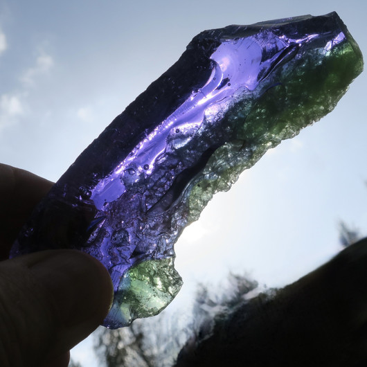 Raakalasi sinivihreä 115g nro6