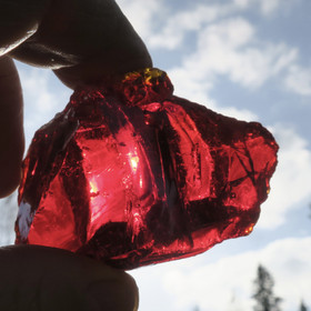 Raakalasi joulunpunainen 113g nro29