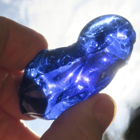 Raakalasi 64g sininen nro25