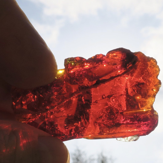 Raakalasi joulunpunainen 75g nro27