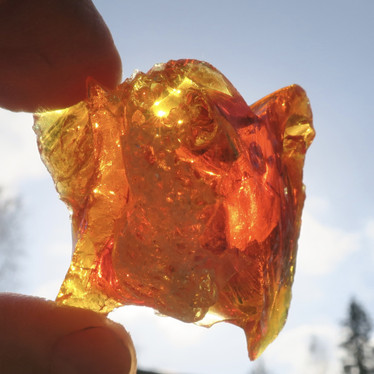 Raakalasi oranssinkeltainen 43g nro46