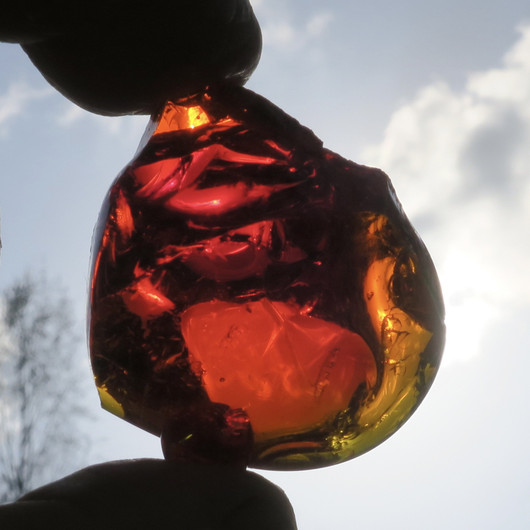 Raakalasi oranssinpunainen 35g nro42