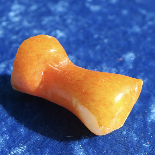 Raakalasi 19g punaoranssi, valkoinen nro44