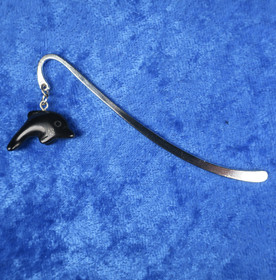 Kirjanmerkki onyksi DELFIINI