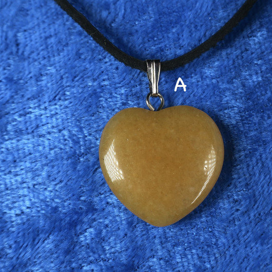 Riipus oranssi aventuriinisydän 20mm