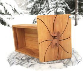 Puurasia irtokannella, 400g voirasialle. Kannessa poro. 