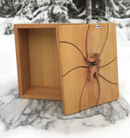 Puurasia irtokannella, 600g voirasialle. Kannessa poro. 2-laatu