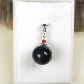 Riipus haukansilmä 12mm ja kvartsiitti zirkonikoristein FFK