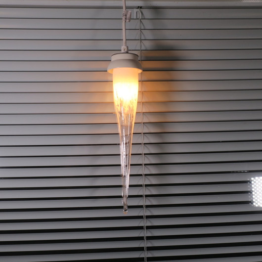 Sisävalaisin valkoinen jääpuikkolamppu  ikkunalle 