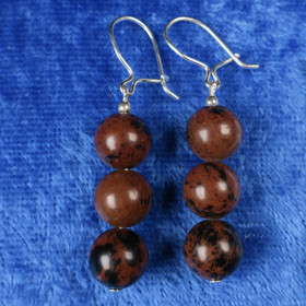 Korvakorut mahonkiobsidiaani 888mm