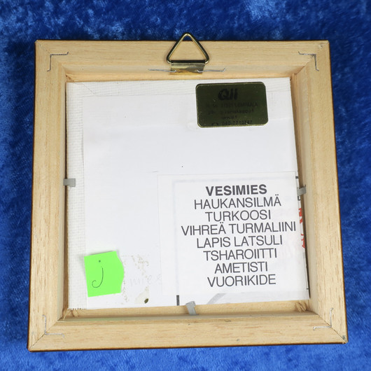 Taulu VESIMIES, AQUARIUS onnenkivet J 