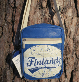 Olkalaukku Finland sininen