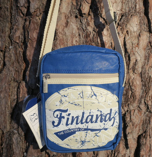 Olkalaukku Finland sininen