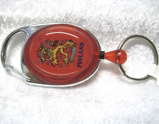 Avaimenperä Suomen leijona narukelalla 