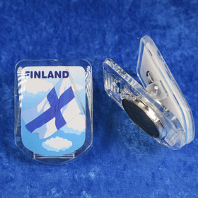Magneetti MEMO klipsi Finland, Suomen lippu