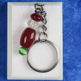 Avaimenperä karneolit, vuorikide, kuitulasi 2