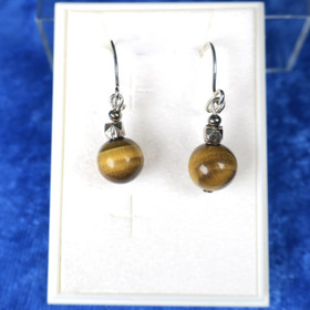 Korvakorut tiikerinsilmä 8mm TIKU4