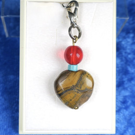 Riipus tiikerinsilmäsydän 15mm lukollinen