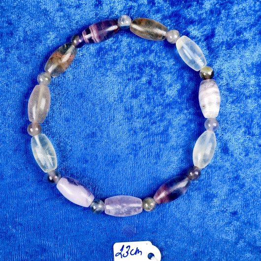 Rannekoru fluoriitti D. Valitse koko