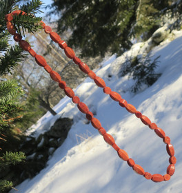 Kaulahelmet koralli 60cm KERTTU