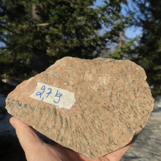 Kirjomaasälpä raaka 2,7kg 20x14x8cm Suomi Tammela Hi134