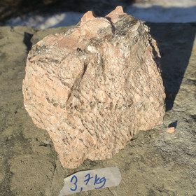 Kirjomaasälpä raaka 3,7kg 17x14x13cm Suomi Tammela Hi134